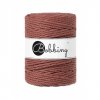 Bobbiny 3PLY macramé Rope XXL hnědo-růžovo-cihlová (Sunset)