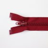 Spirálový zip dělitelný 70 cm bordó