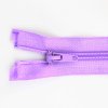 Spirálový zip dělitelný 70 cm lila