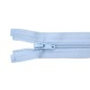 Spirálový zip dělitelný 70 cm světle modrý