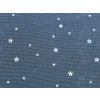 Tyl světle modrý se stříbrnými hvězdičkami