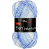 příze Elen baby batik 5114 odstíny modré