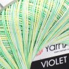 příze Violet 501 zelená a žlutá