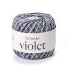 příze Violet 509 černá, bílá