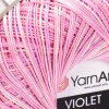 příze Violet 3051 růžová a krémová