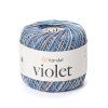 příze Violet 505 modrá, hnědá