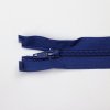Spirálový zip dělitelný 30 cm sytě modrý