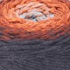 Macrame Cotton Spectrum 1307 oranžová, tmavě šedá