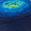 Macrame Cotton Spectrum 1323 neon žlutá s modrou