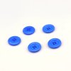 Knoflík kulatý plast 23 mm, modrý