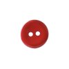 Knoflík kulatý plast 15 mm, červený