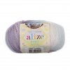 Baby Wool batik 3566 smetanová, fialová, tyrkysová