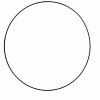 Kovový kruh černý 30 cm
