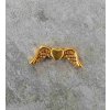 Andělská křídla 20 x 7 x 3 mm zlatá