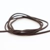 Šňůrka imitace kůže 2,5 mm tmavě hnědá