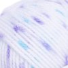 příze Baby Color 201 bílá s modrou a fialovou