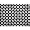 Bavlněná látka kruhy černobílá