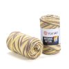 Macrame Cotton VR 914 žlutá, hnědá