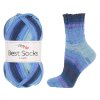 příze Best Socks 7408 temně modrá, modrá