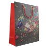 Dárková taška s glitry 26x32x10 cm motýl