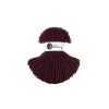 Bobbiny šňůry 5 mm tmavě vínová (Burgundy)