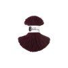 Bobbiny šňůry junior 3 mm tmavě vínová (Burgundy)