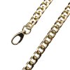 Řetízek s karabinou 120 cm, 12 mm zlatý