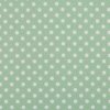 Bavlněná látka Tumba bílý puntík, pastelově zelená