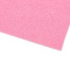 Pěnová guma s glitry samolepicí 20x30 růžová, 2 ks