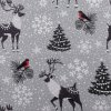 Dekorační látka Loneta zimní motiv