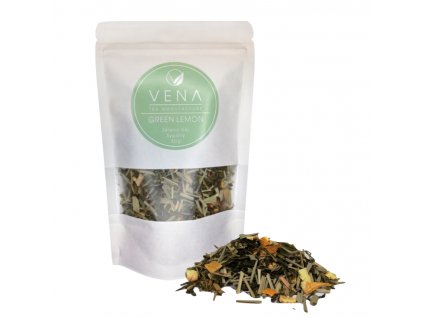 green lemon - zelený čaj -  venashop.cz