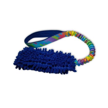 Hračka mop pro psy s amortizérem DUHA