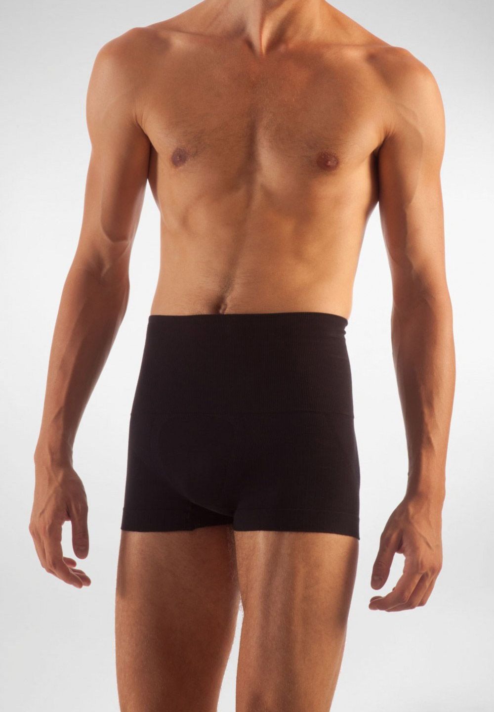 FarmaCell Pánské boxerky s vyšším pasem Barva: Černá, Velikost: L
