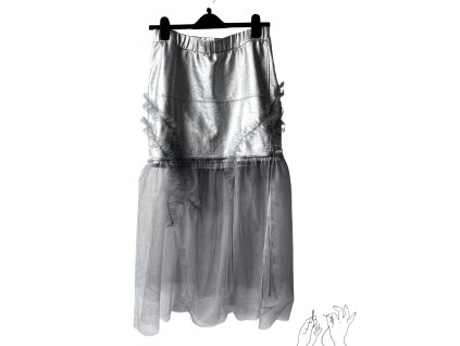 Sukně SILVER upcyklace