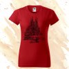 Sagrada Família triko cervena damske
