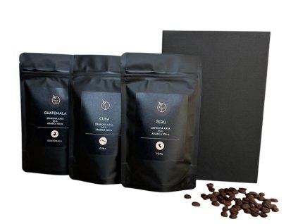 DEGUSTAČNÍ SADA KÁVA CZECH BLACK přední
