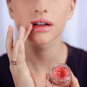 Peeling na rty - meloun