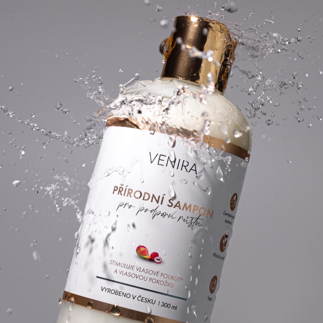 VENIRA přírodní šampon pro podporu růstu vlasů