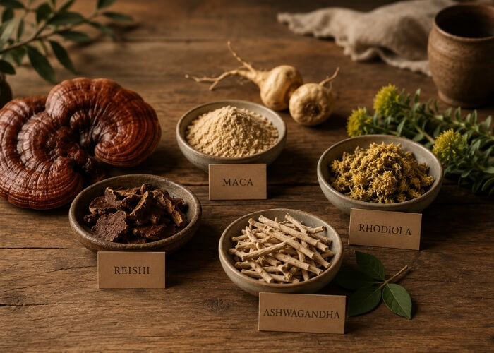 Nejlepší adaptogeny pro ženy: Reishi, ashwagandha, maca nebo rhodiola?