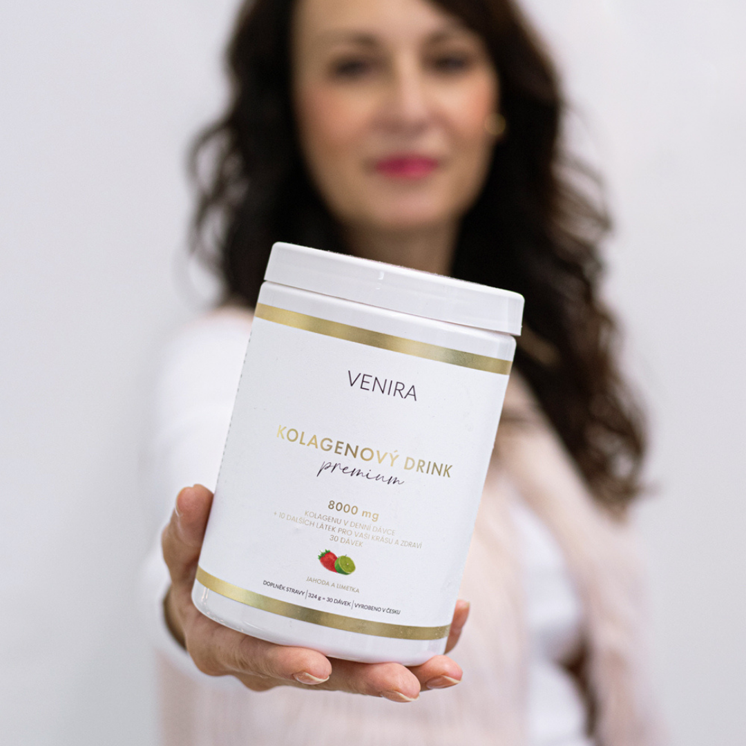 VENIRA PREMIUM kolagen, jahoda-limetka