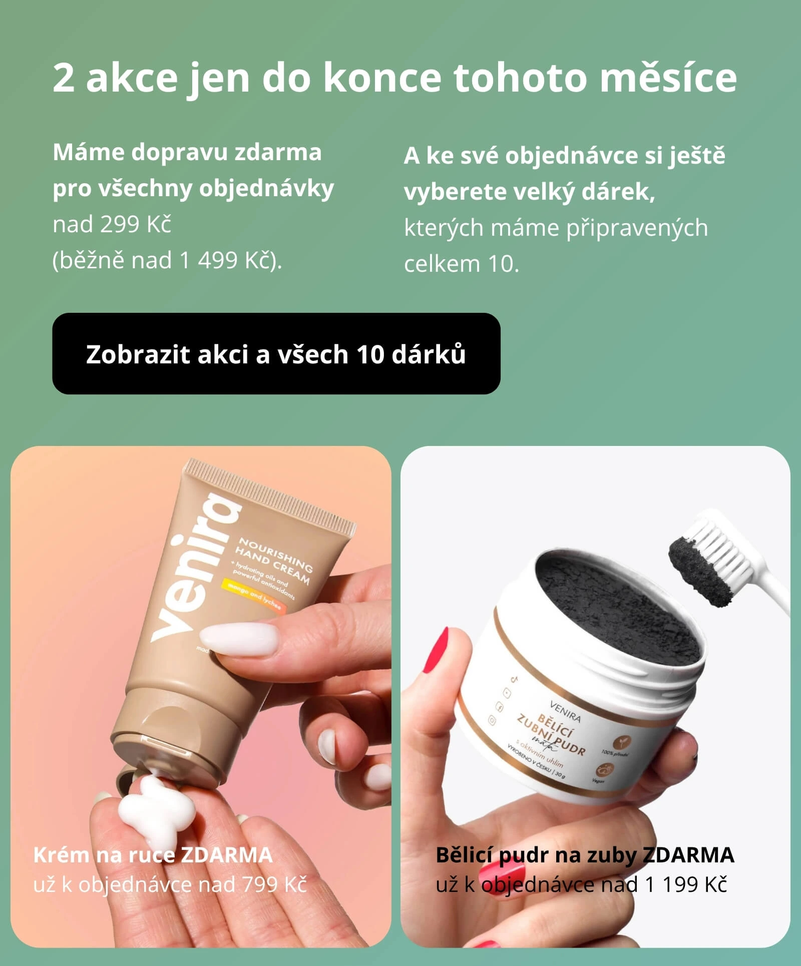 Přírodní kosmetika a doplňky stravy Venira