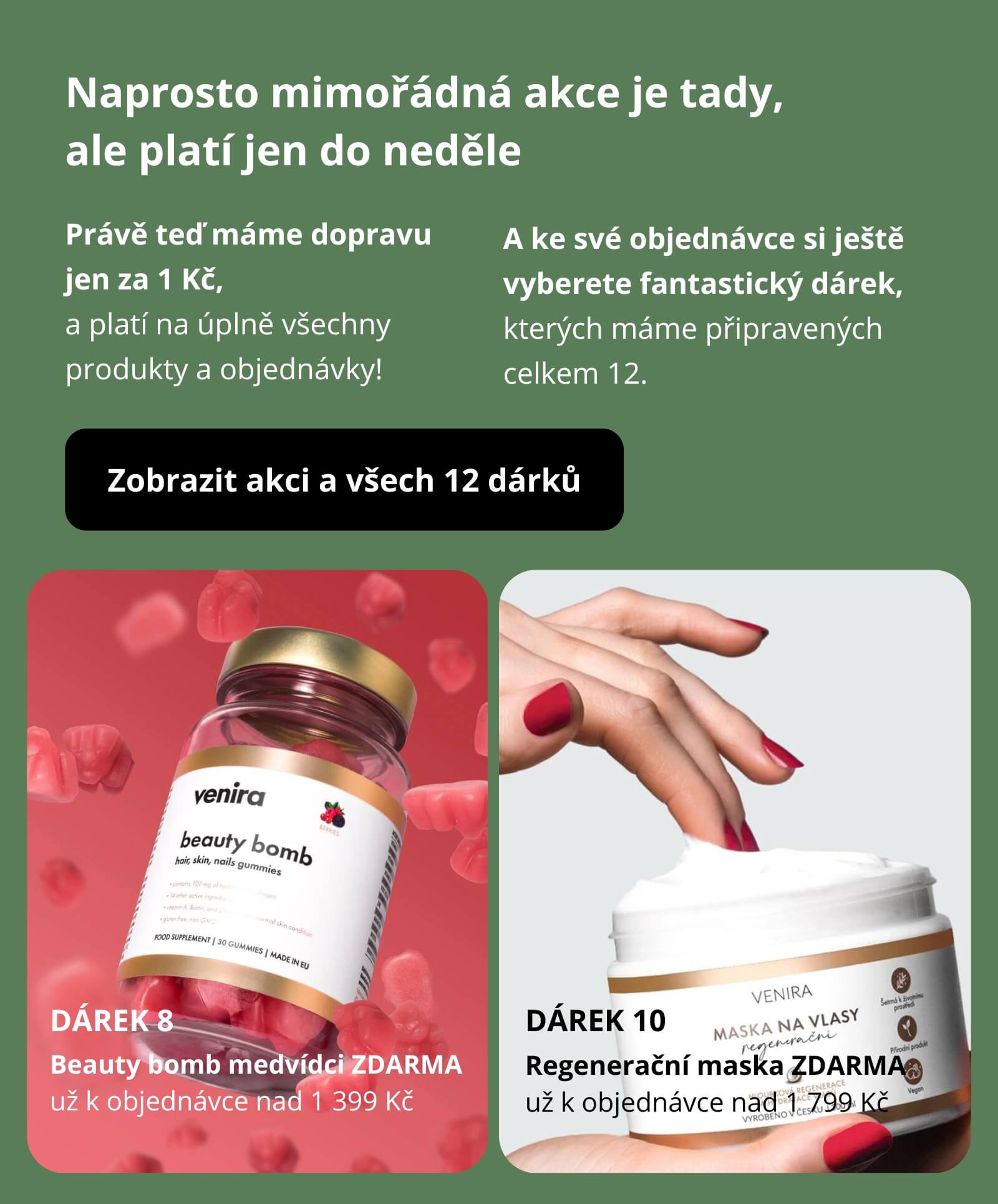 Přírodní kosmetika a doplňky stravy Venira