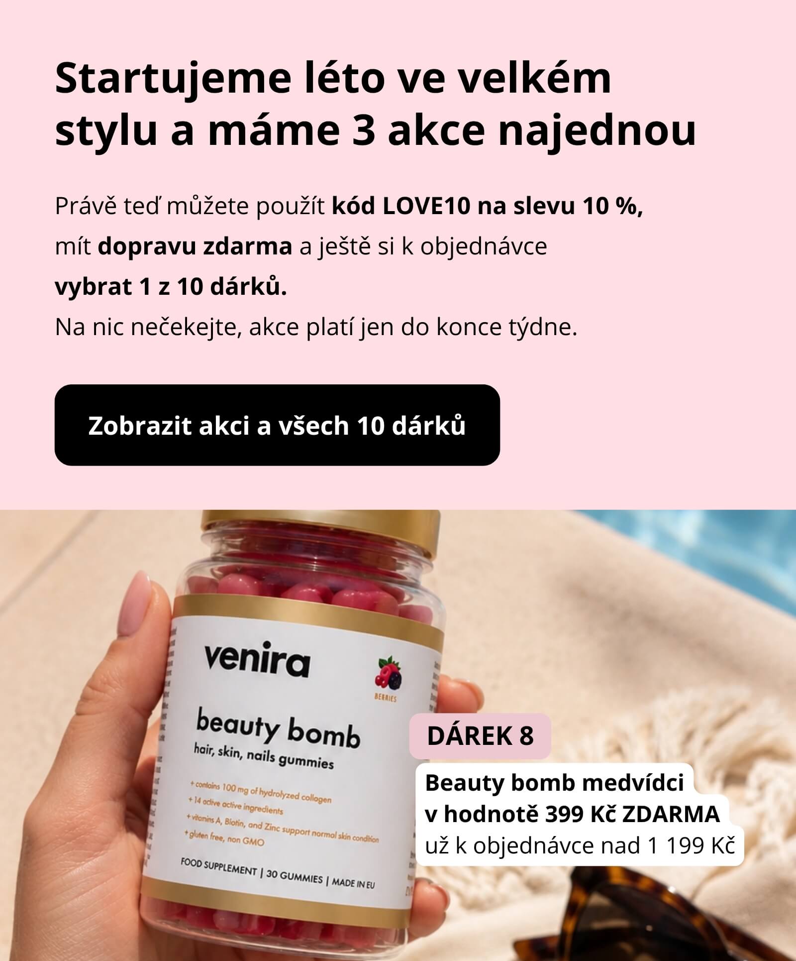 Přírodní kosmetika a doplňky stravy Venira