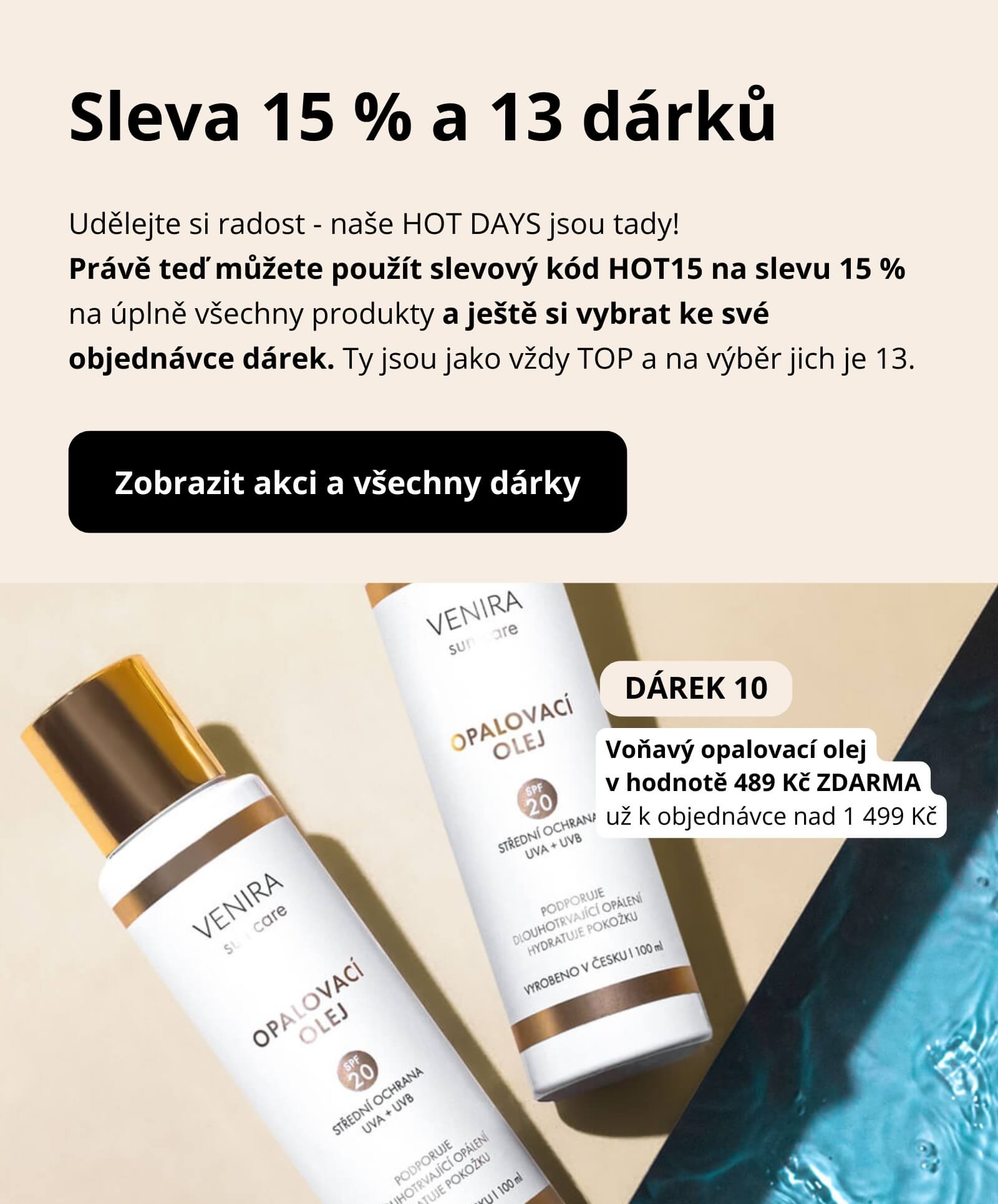 Přírodní kosmetika a doplňky stravy Venira