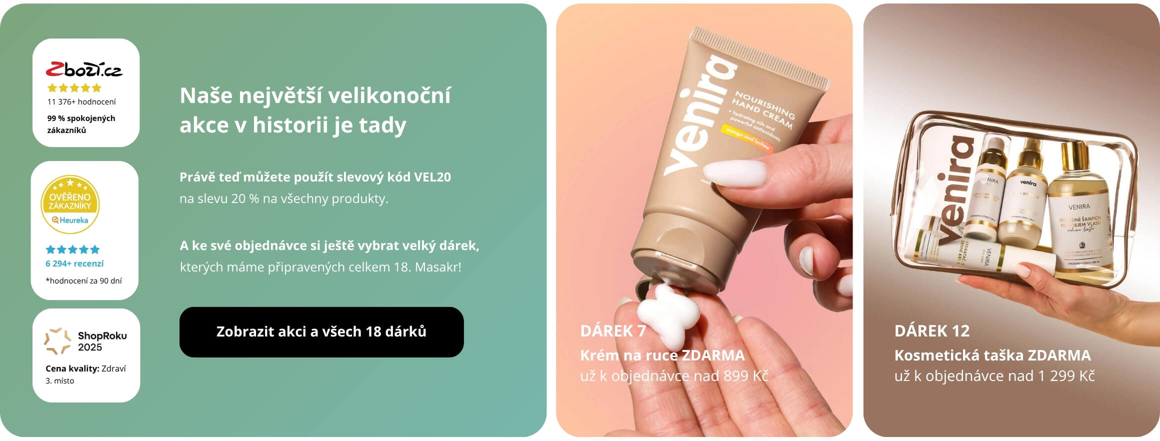 Přírodní kosmetika a doplňky stravy Venira