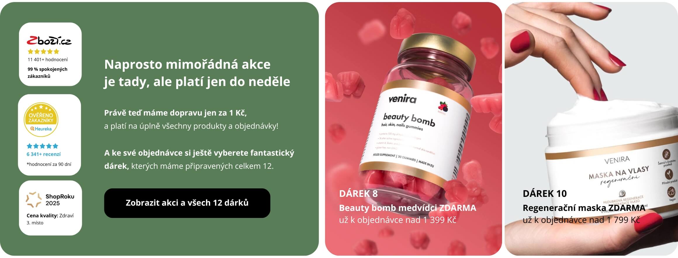 Přírodní kosmetika a doplňky stravy Venira