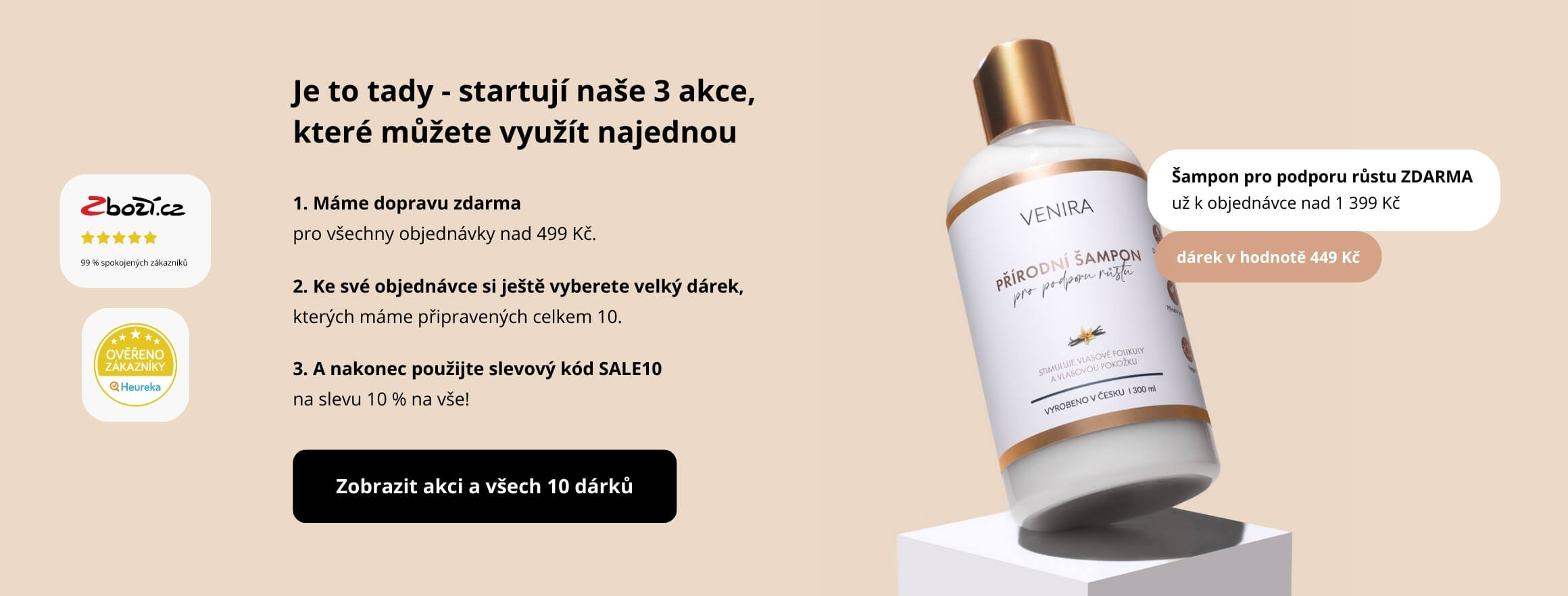 Přírodní kosmetika a doplňky stravy Venira