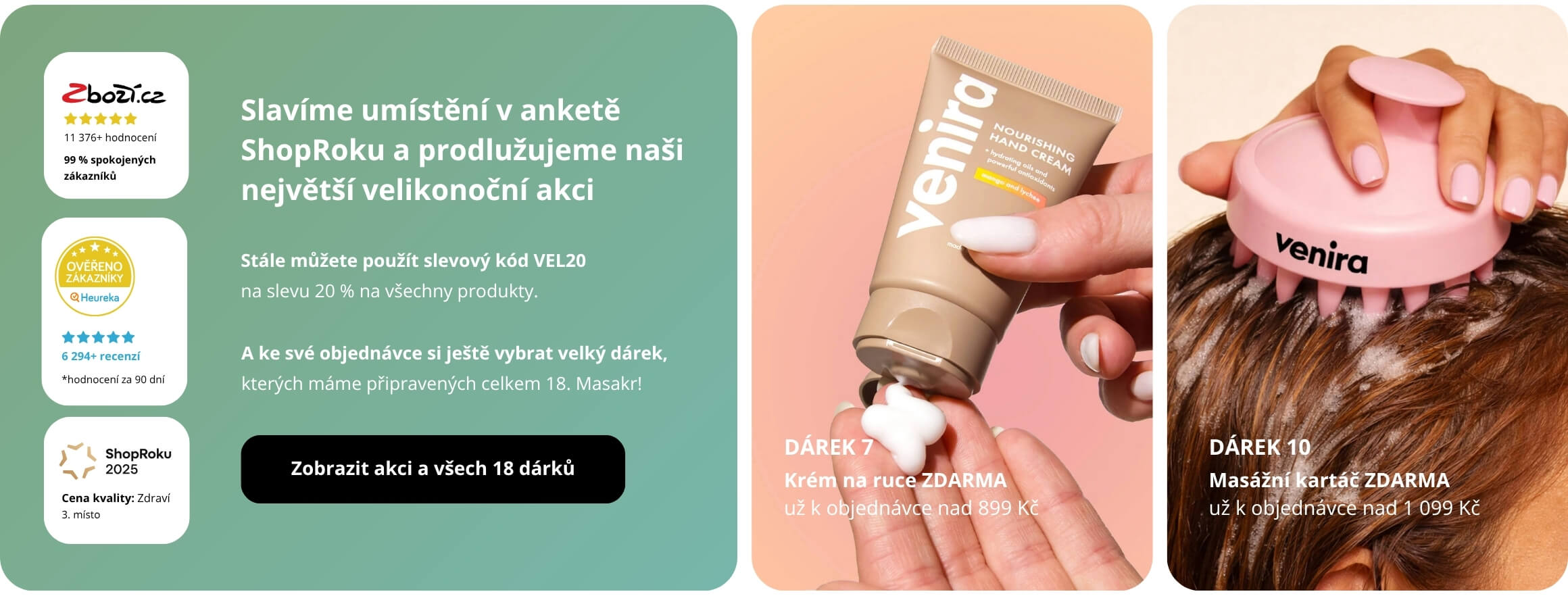 Přírodní kosmetika a doplňky stravy Venira