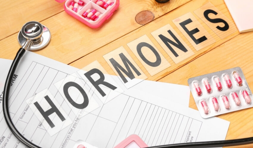 Akné způsobené hormonální nerovnováhou