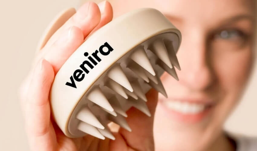 Kartáč na masáž pokožky hlavy od Veniry